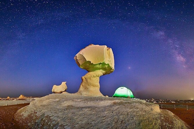 2-Day Black & White Desert, Crystal Mountain, option Pyramid tour - From Cairo to Bahariya Oasis in four hours