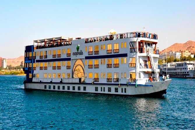 4-Day Nile Cruise sails Aswan to Luxor&Abu Simbel.Hot air Balloon - Day 1: Aswan, the High Dam, and Philae Temple