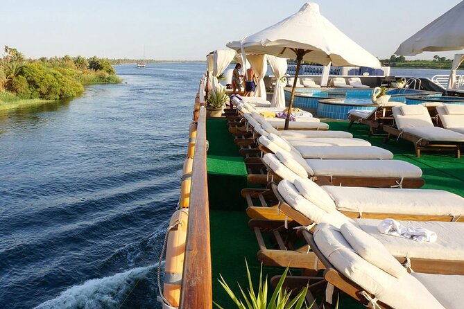 4 Days Nile cruise Aswan to Luxor & Abu Simbel. Hot air Balloon - Day three: Edfu, Esna Lock, and Luxor after dark