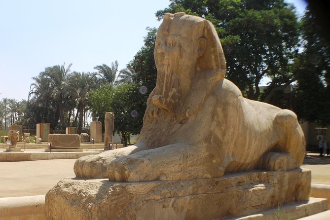 8 hours-Private Guided Day Tour to Memphis Saqqara and Giza with Lunch - The Sphinx, Valley Temple, and mummification complex