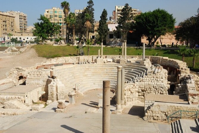 Alexandria Full-Day Trip from Giza & Cairo - Pompey’s Pillar and a quick Roman photo stop