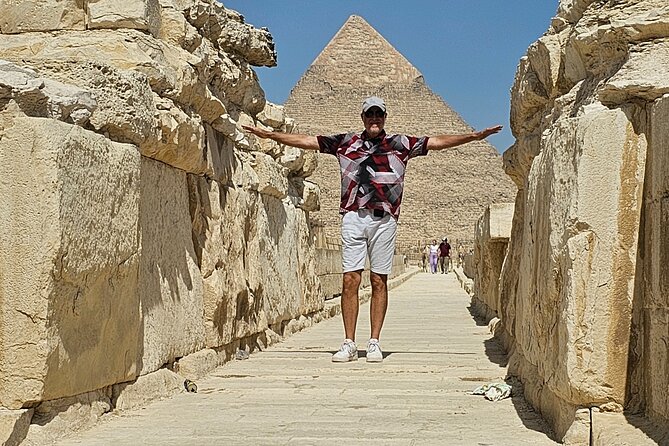 All-in-One Giza Pyramids from inside, Sphinx & Camel ride & Lunch - Khufu and the first look at Giza