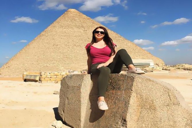 All-inclusive Private Day-Tour to Giza Memphis Saqqara Camel Ride - Memphis at Mit Rahina: a small museum with a giant statue