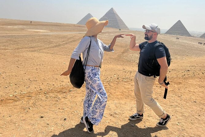 All inclusive Private Tour Giza Pyramids Sphinx ,Camel Ride and Lunch - Koshary lunch and a look at local bazaars