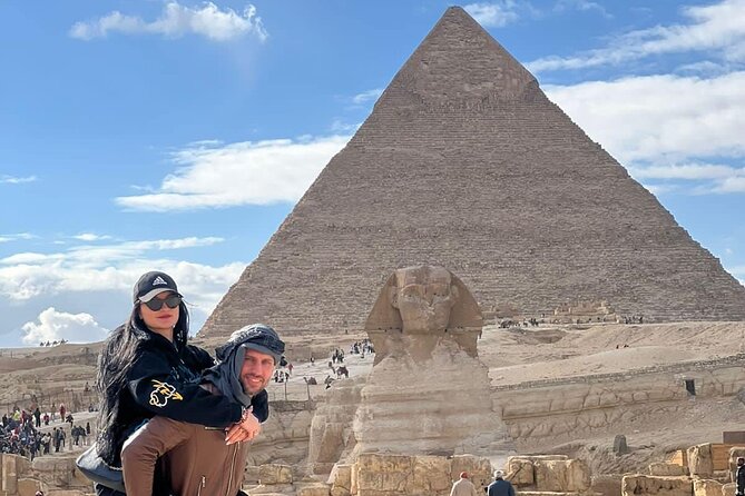 All inclusive Private Tour Giza Pyramids Sphinx ,Camel Ride and Lunch - The pyramids of Khufu, Khafre, and Menkaure