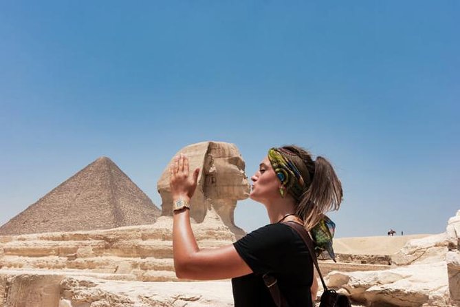 All-inclusive Private Trip Giza Pyramids Sphinx Saqqara, Dahshur - Lunch with pyramid views