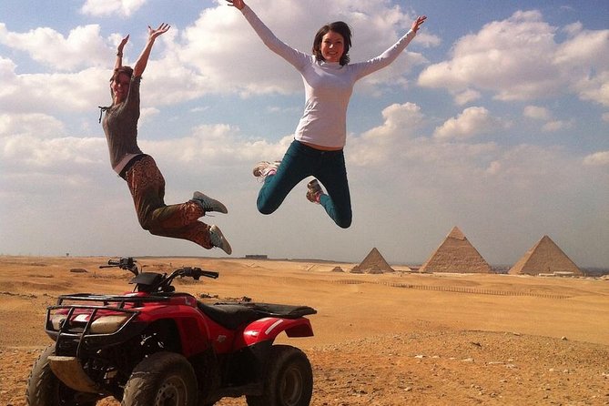 All inclusive Tour Giza Pyramids Sphinx Quadbike Camels Lunch - One hour on a Giza quad bike