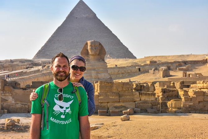 ALL inclusive Tour to Giza Pyramids Sakkara from Alexandria Port - Giza: three pyramids and a desert ride