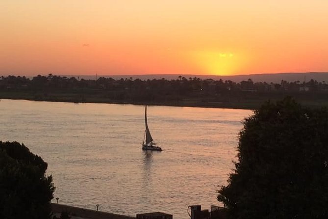 Amazing Sunset sailing by Felucca in Luxor -2 Hours (Private) - Tea, water, and the small details onboard