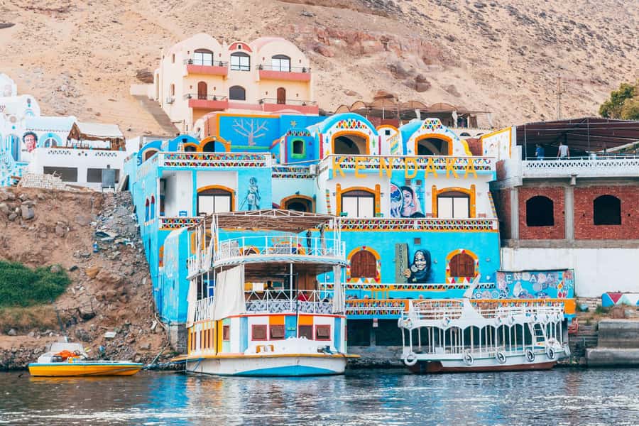 Aswan: Abu Simbel Temple & Nubian Village Private Day Tour - A different side of Aswan at Nubian Village