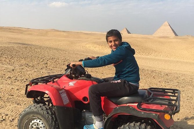 ATV Quad Bike Tour at Pyramids of Giza - Hotel pickup makes the $50 price easier to judge