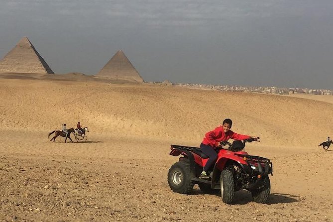 ATV Quad Bike Tour at Pyramids of Giza - The four monuments you see from the quad route