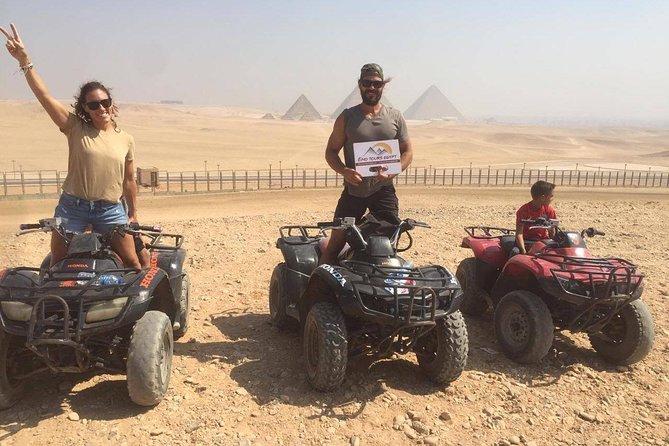 ATV Ride at the Desert of Giza Pyramids - How close are you to the Great Pyramid and Sphinx?
