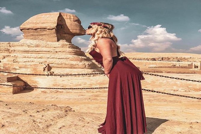 Best Private Giza Pyramids,Sphinx, New Grand Egyptian Museum - The panoramic viewpoint and the 30-minute camel ride