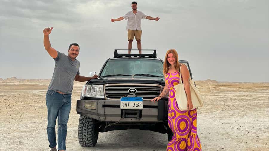 Cairo: 2-Day Bahariya & White Desert Private Camp Adventure - Dinner, campfire, and a cold desert night
