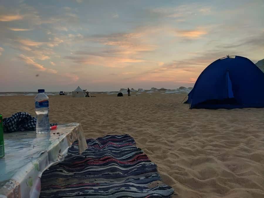 Cairo: Bahariya Oasis & White Desert 3-Day Private Adventure - White Desert formations and sand boarding
