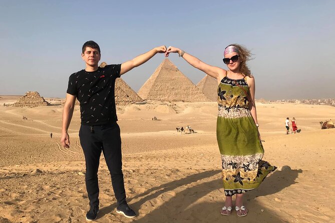 Cairo By Big Bus full day From Hurghada (Pyramids-sphinx-Egyptian Museum-Lunch) - The Great Sphinx and Valley Temple