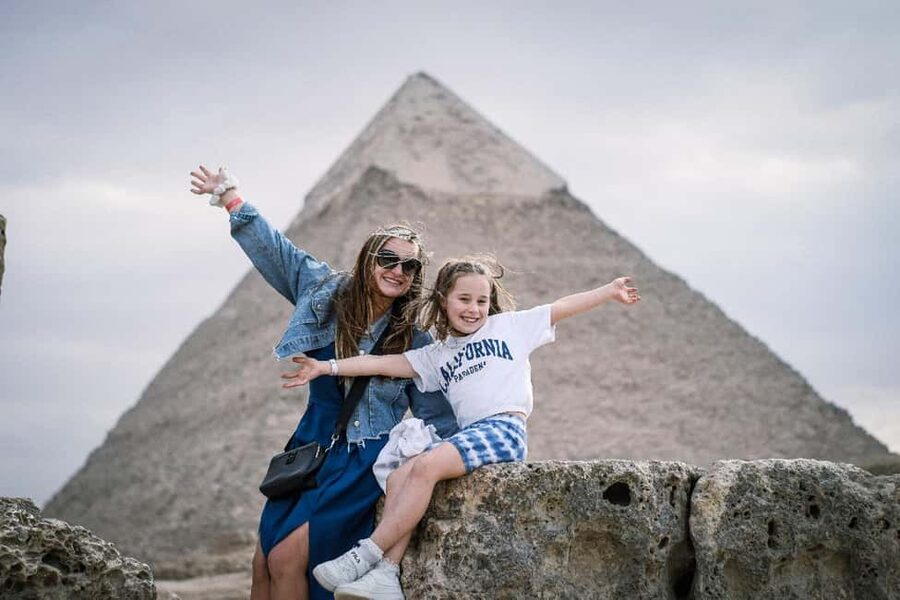 Cairo Day Tour: Pyramids, Museum, Camel Ride & Local Lunch - The Giza Plateau and the three great Pyramids
