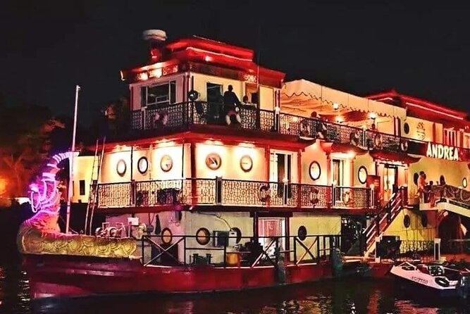 Cairo: Dinner Cruise on the Nile River with Entertainment - Cairo by night from the Nile