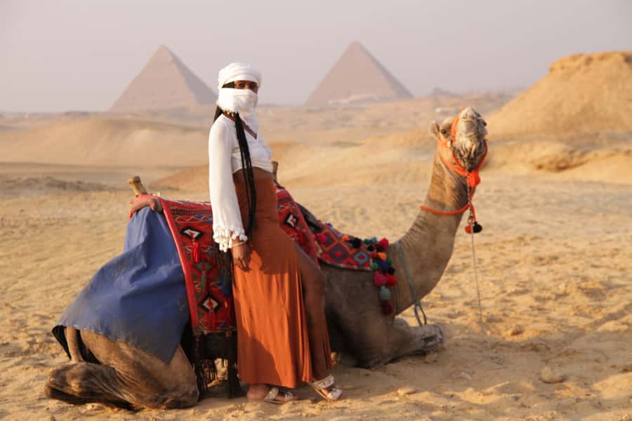 Cairo: Giza Pyramids Tour with Quad Bike Safari & Camel Ride - One hour on a quad bike in the desert