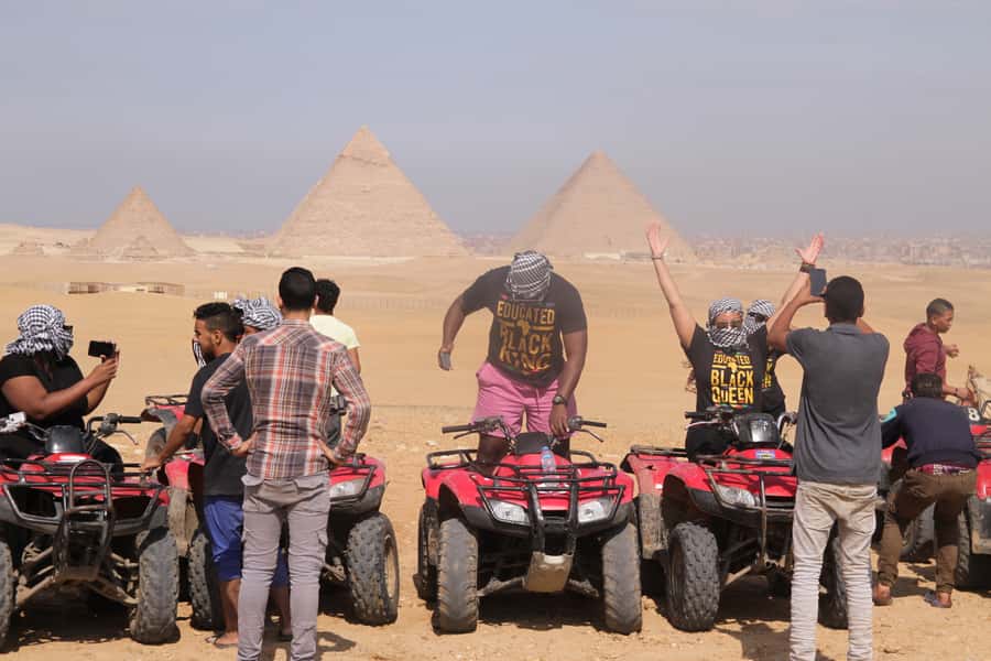 Cairo: Giza Pyramids Tour with Quad Bike Safari & Camel Ride - The $100 price and possible extra costs