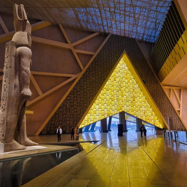 Cairo: Grand Egyptian Museum QR Ticket - Four exhibition halls with ancient Egyptian objects