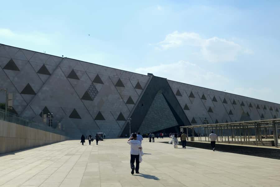 Cairo: Grand Egyptian Museum Ticket w/ Opt. Guide & Transfer - Entering the Grand Egyptian Museum