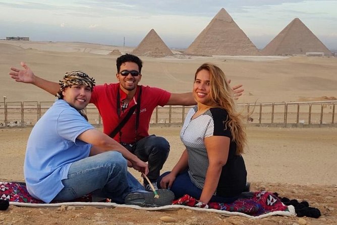 Cairo Layover Tours To Giza Pyramids Memphis Sakkara Dahshur Pyramids And Bazaar - Meeting your guide at Cairo Airport