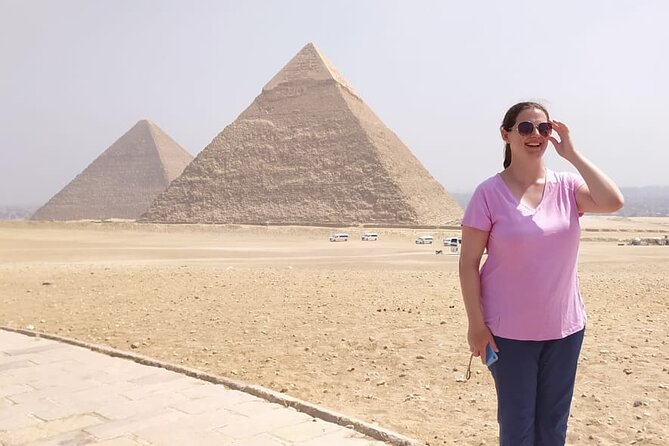 Cairo |Layover| Trip pick up from Cairo airport to visit Giza Pyramids & Sphinx - The Great Pyramid of Khufu