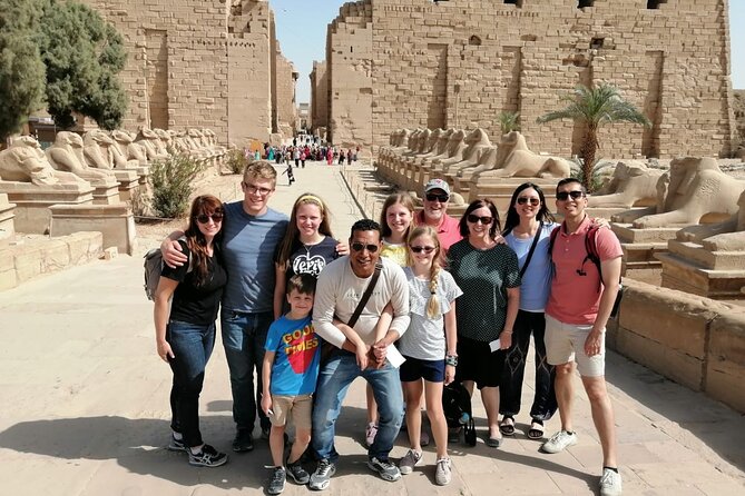 Cairo : Luxor East and West Banks Tour by Overnight Sitting Train Rounded trip - Luxor Temple at the end of the day
