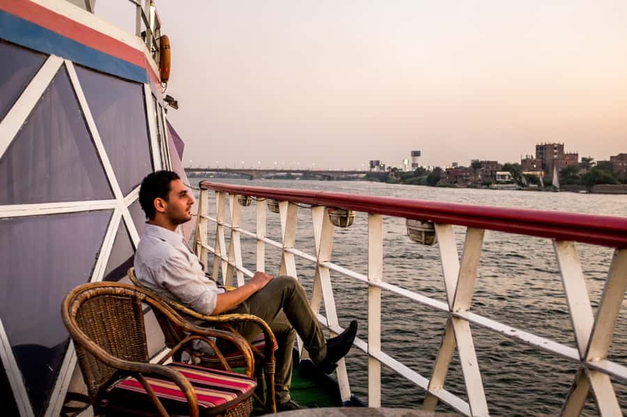 Cairo: Nile Sunset Dinner Cruise, Show & Optional Transfer - The buffet: plenty of food, with a few practical cautions