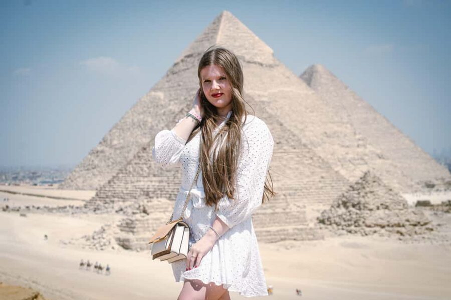 Cairo: Private Giza Pyramids, Sphinx, Saqqara & Memphis Tour - Memphis and the giant Ramesses II statue