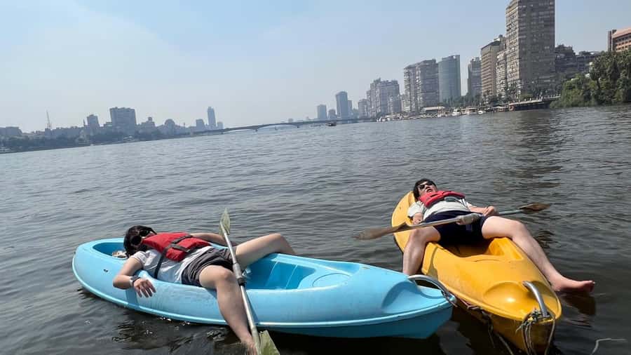 Cairo: Private Nile Kayaking Adventure with hotel transfers. - Leaving Cairo by hotel transfer