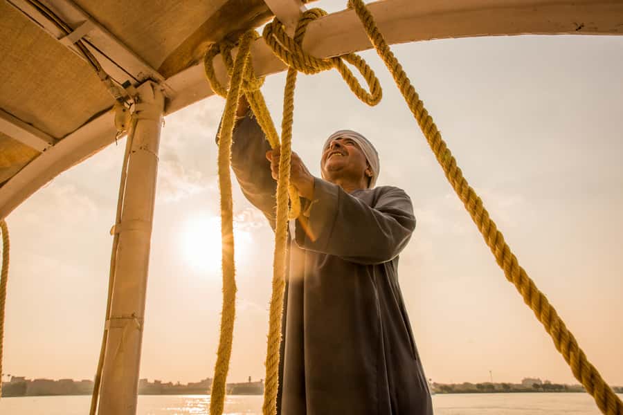 Cairo: Pyramids and Sphinx Tour with River Nile Felucca Ride - A one-hour ride on the Nile