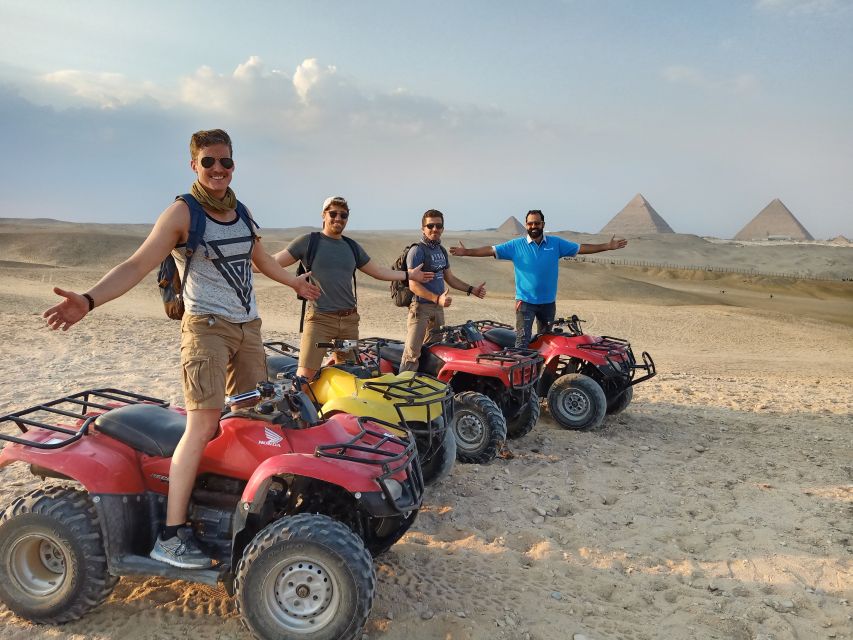 Cairo: Pyramids Quad Bike Adventure & Optional Camel Ride - Tea, water, and a pause in the desert