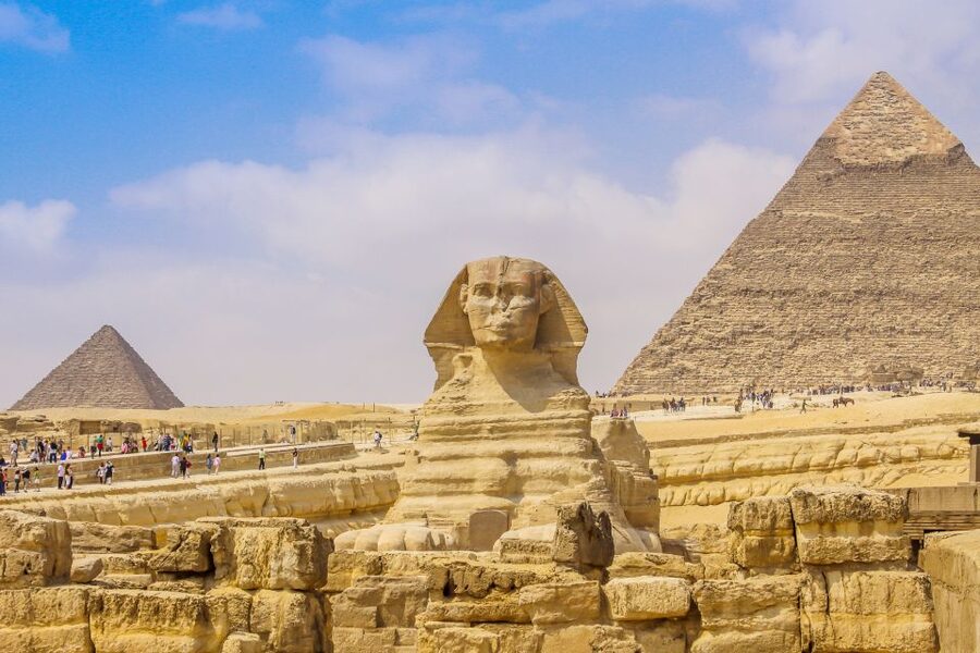 Cairo: Pyramids Quad Bike Adventure & Optional Camel Ride - The pyramids and Sphinx, from outside