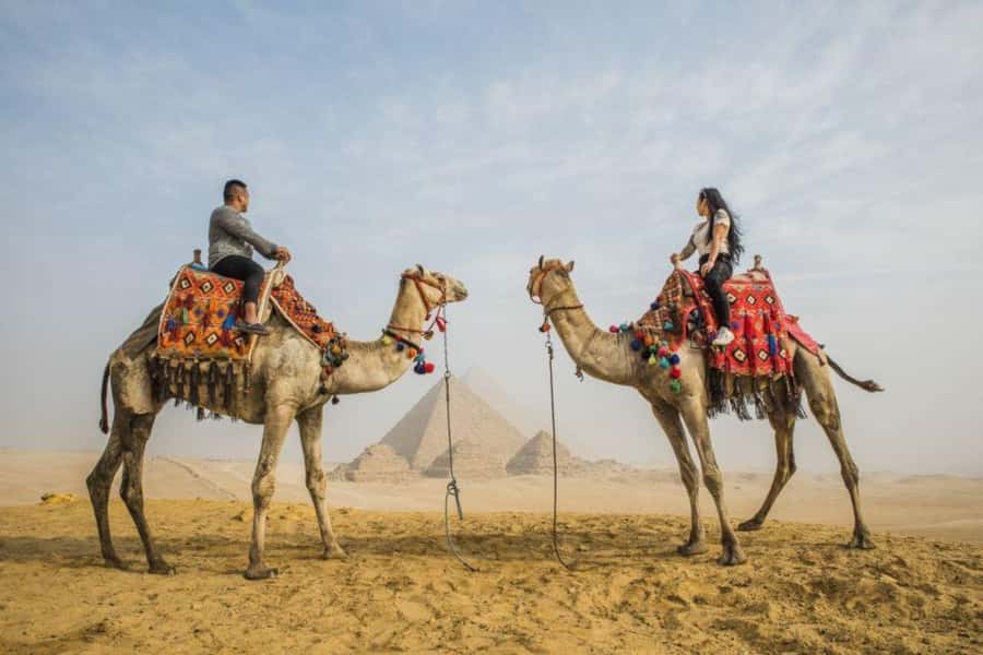 Cairo: Pyramids, Sphinx, and Camel Ride, with ATV Option - The shopping route: papyrus, oils, cotton, carpets, and gifts