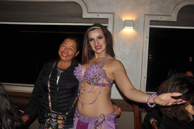 Cairo's Nile Cruise entertainment belly dancer&Tanora show&Dinner - Egyptian belly dancing and the Tanoura performance