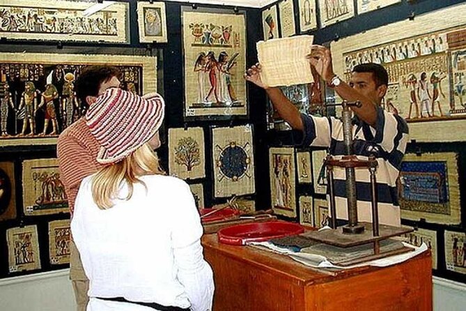Cairo Shopping tour Private Papyrus Essential oils Bazar Cotton - Egyptian cotton, souvenirs, and a possible lunch stop