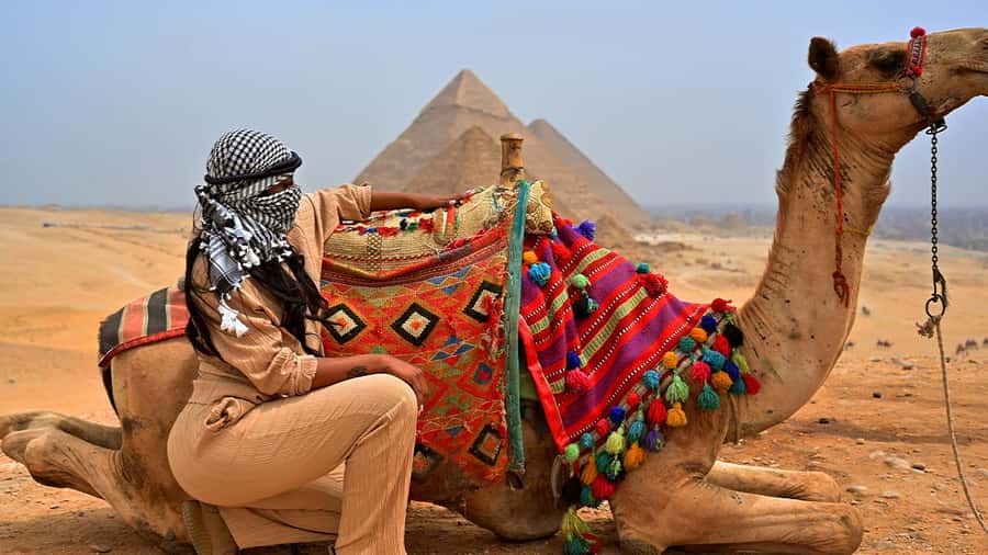 Cairo: Sunrise Camel Ride, Pyramids Tour & Local Breakfast. - Meeting Khufu, Khafre, and Menkaure