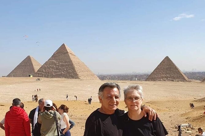 Cairo vip two or one day pyramids ,Museum,memfis ,saqra and7 places - Day one: Giza’s pyramids, the Sphinx, Memphis, and Saqqara