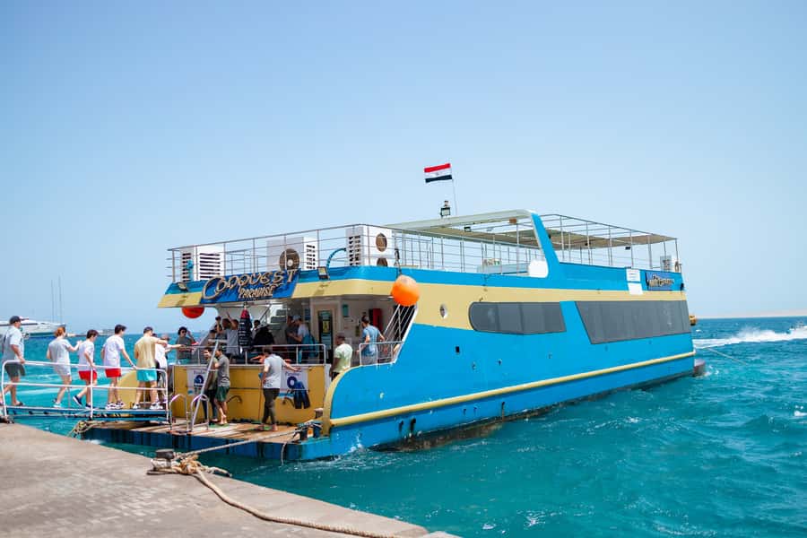Conquest 2 Hour Semi Submarine with snorkeling from Hurghada - The 30-minute semi-submarine view