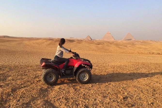 Custom Tour to Giza Pyramids and Desert ATV - Hotel pickup at 8:00 am in Cairo or Giza