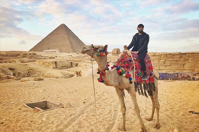 Day Tour Giza Pyramids by Camel In Egypt - The Great Sphinx and its unusual form