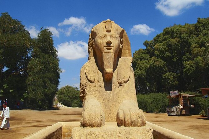Day tour Giza Pyramids,Memphis & Sakkara Day Tour From Cairo - Memphis and the statue of Ramses II