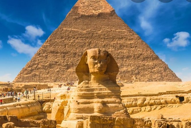 Day Tour to Cairo from Alexandria Port & Alexandria Hotels - The Great Sphinx, close to the pyramid field