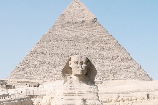 Day Tour To Giza Pyramids With Camel Ride And Egyptian Museum In Cairo - Seeing the three pyramids at Giza