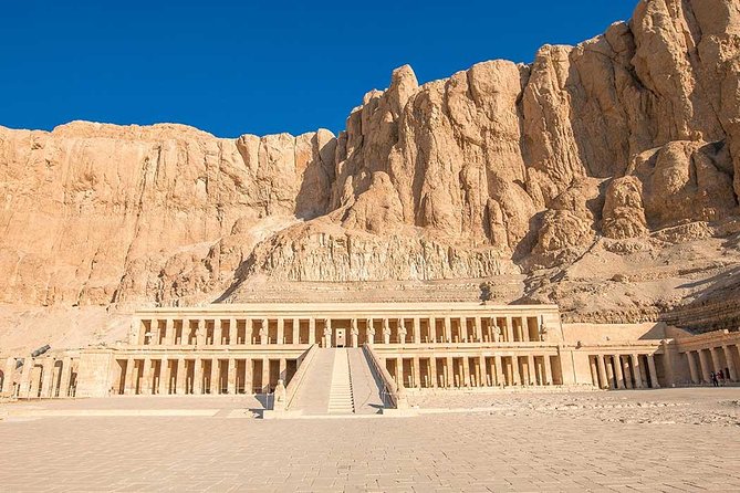 Day Trip to Luxor from Cairo by Air - Hatshepsut Temple against the cliffs