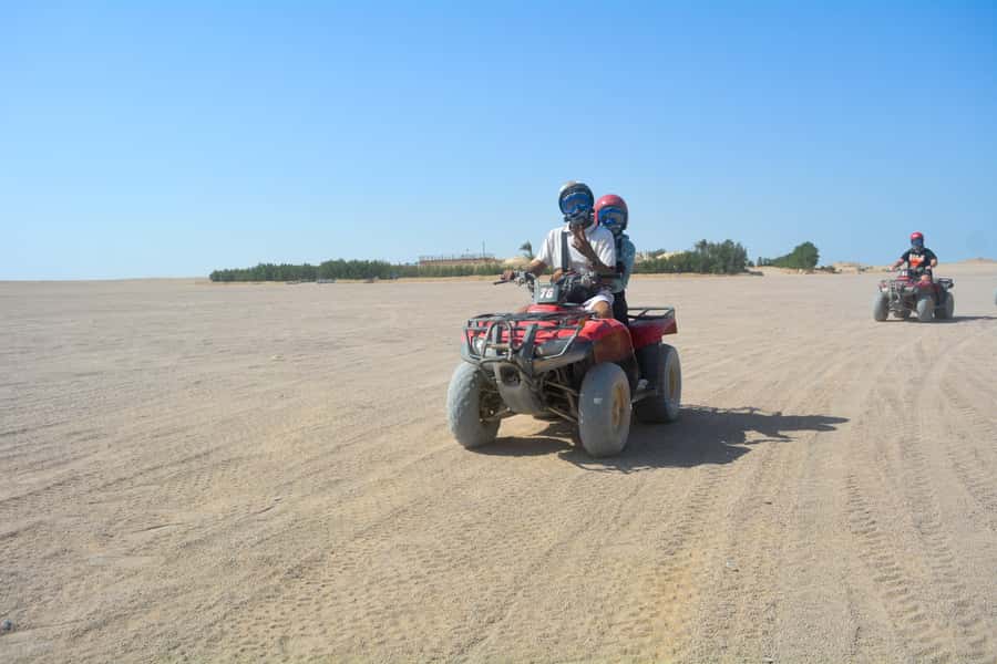 Desert Sunset Quad Bike ATV for 50Km, Oriental Show, Dinner, - Booking flexibility and practical details