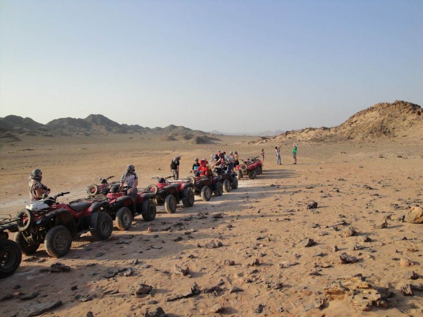 Desert Sunset Quad Bike ATV for 50Km, Oriental Show, Dinner, - The Bedouin-style camp and camel ride